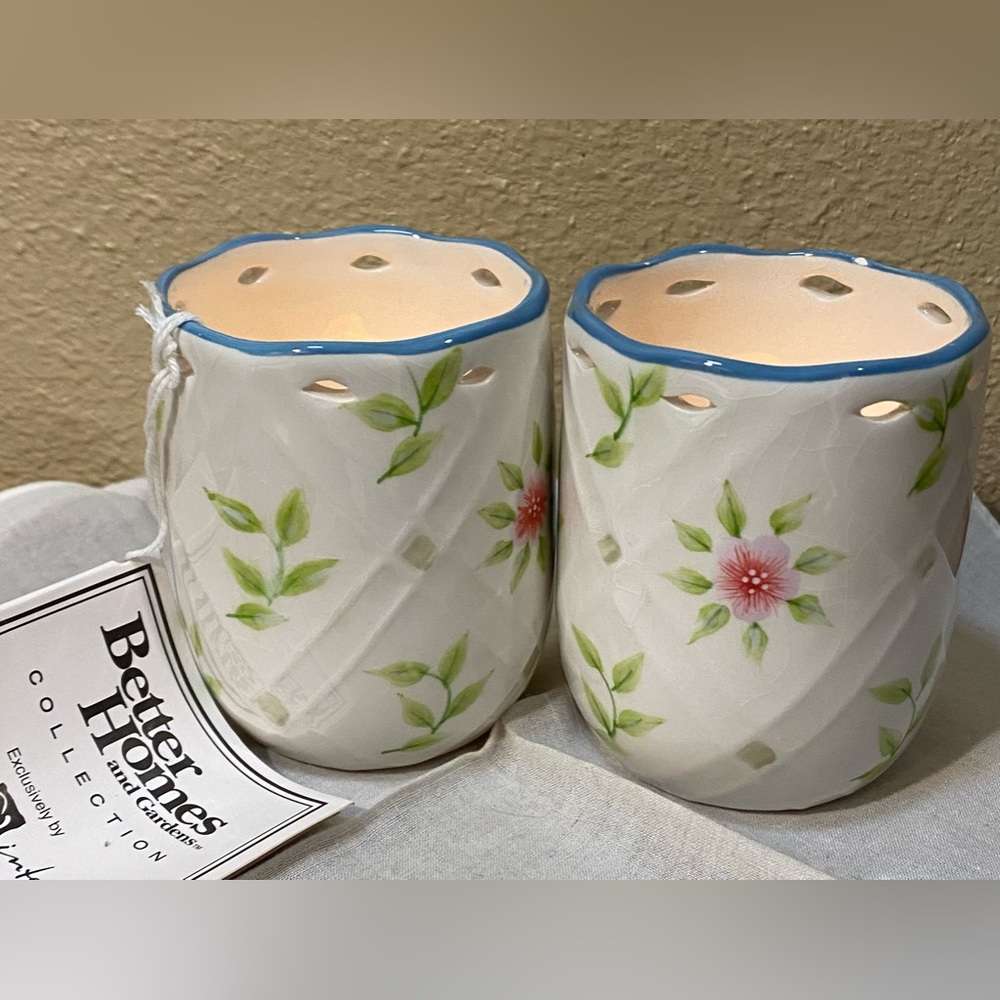 Votive Candle Holders/BH&G COUNTRY INN COLLECTION set/2